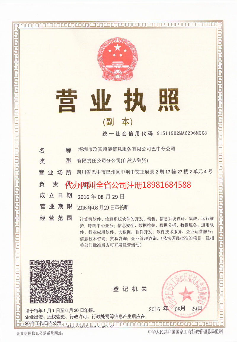 伊宁市伊宁市玖富超能信息服务有限公司